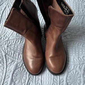 Marks & Spencer Brown Leather Ankle Boots
